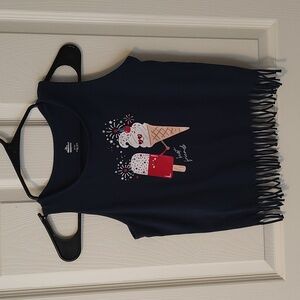 Girls Patriotic tank